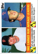 1984 Topps 1983 Earned Run Average Leaders