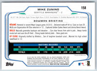 2014 Bowman Mike Zunino #158