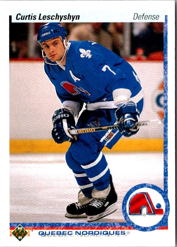 1990 Upper Deck Curtis Leschyshyn #295 Rookie