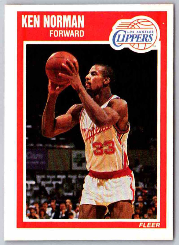 1989 Fleer Ken Norman #72