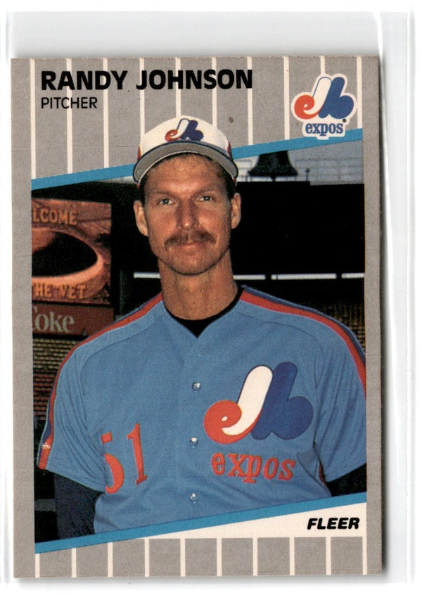 1989 Fleer Randy Johnson #381