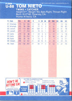 1987 Fleer Update Tom Nieto #U-88