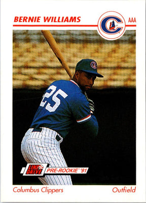 1991 Line Drive AAA Bernie Williams #123