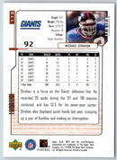 2000 Upper Deck Michael Strahan