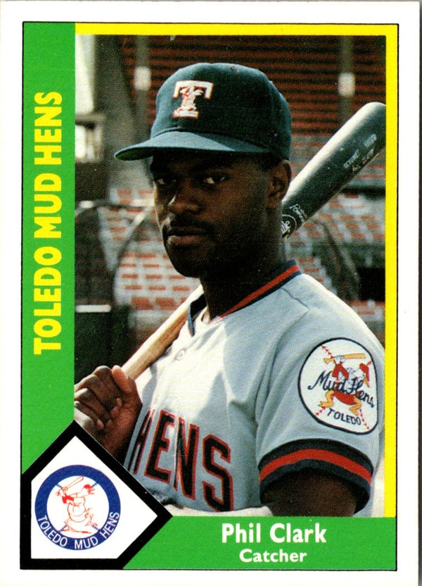 1990 CMC Toledo Mud Hens Phil Clark #23
