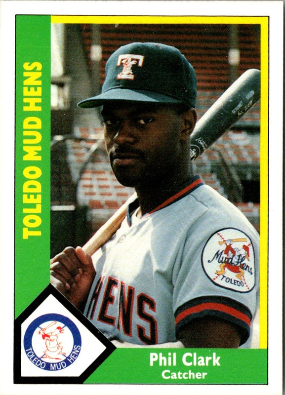 1990 CMC Toledo Mud Hens Phil Clark #23