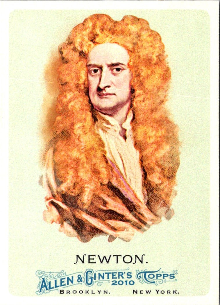 2010 Topps Allen & Ginter Isaac Newton