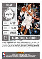 2019 Panini Contenders LaMarcus Aldridge #68