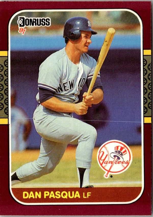 1987 Donruss Opening Day Dan Pasqua #244