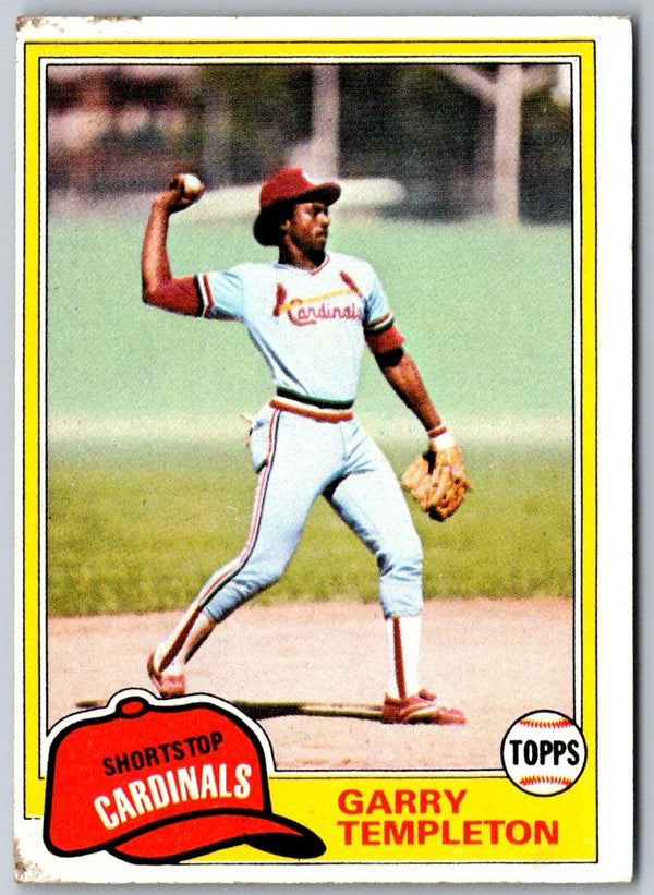 1981 Topps Garry Templeton #485