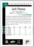 2003 Score Zach Thomas