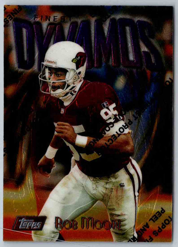 1997 Topps Finest Football Rob Moore #8