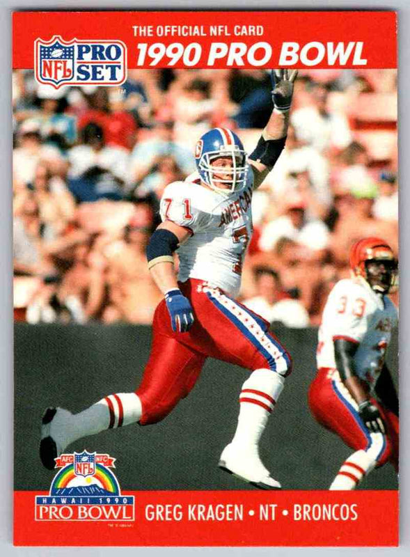 1990 Pro Set Greg Kragen #348