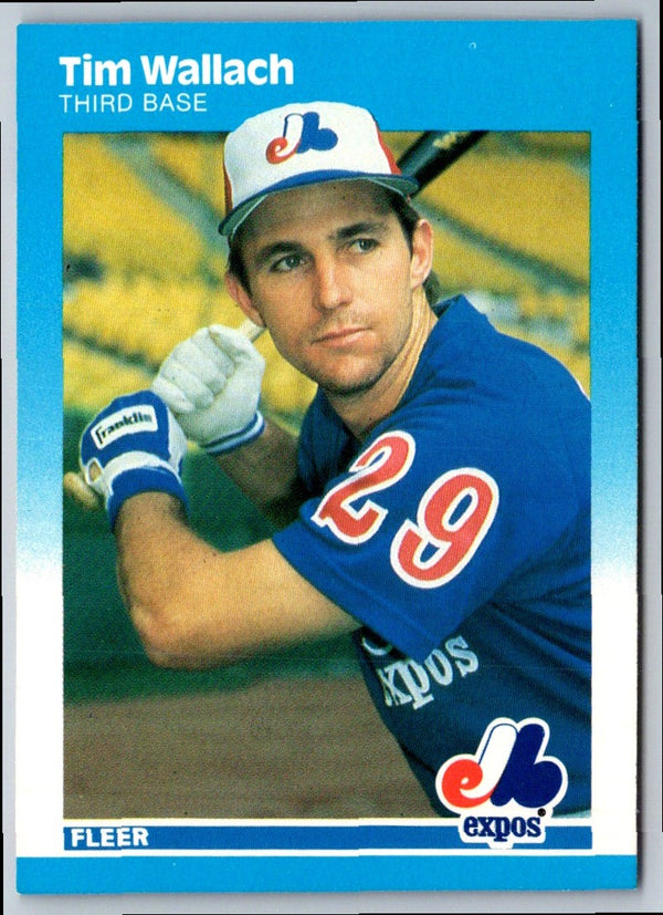 1987 Fleer Tim Wallach #334