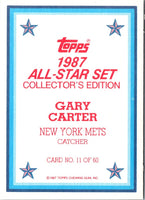 1987 Topps Glossy Send-Ins Gary Carter #11