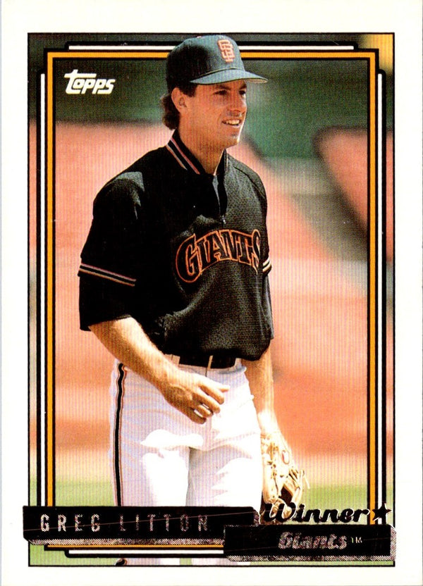 1992 Topps Greg Litton #238