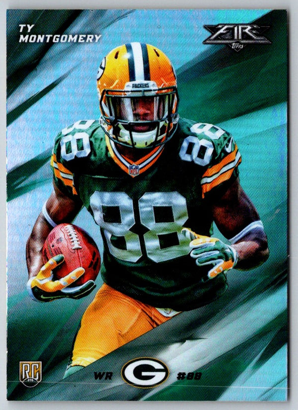 2015 Topps Fire Autographs Ty Montgomery #9