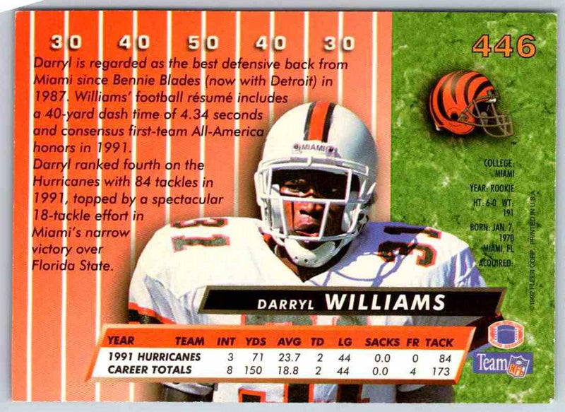 1991 Fleer Ultra Darryl Williams