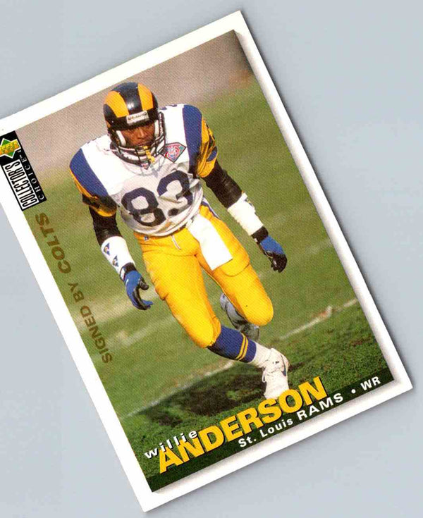 1995 Upper Deck Willie Anderson #77