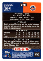 2002 Topps Total Bruce Chen #270