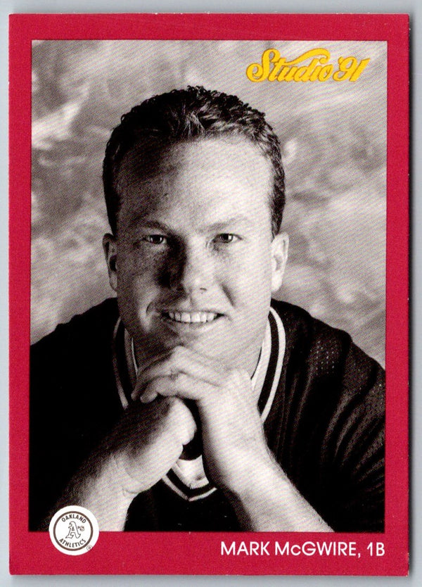 1991 Studio Mark McGwire #106