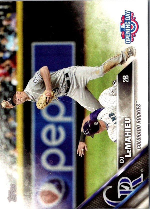 2016 Topps Opening Day DJ LeMahieu #OD-39