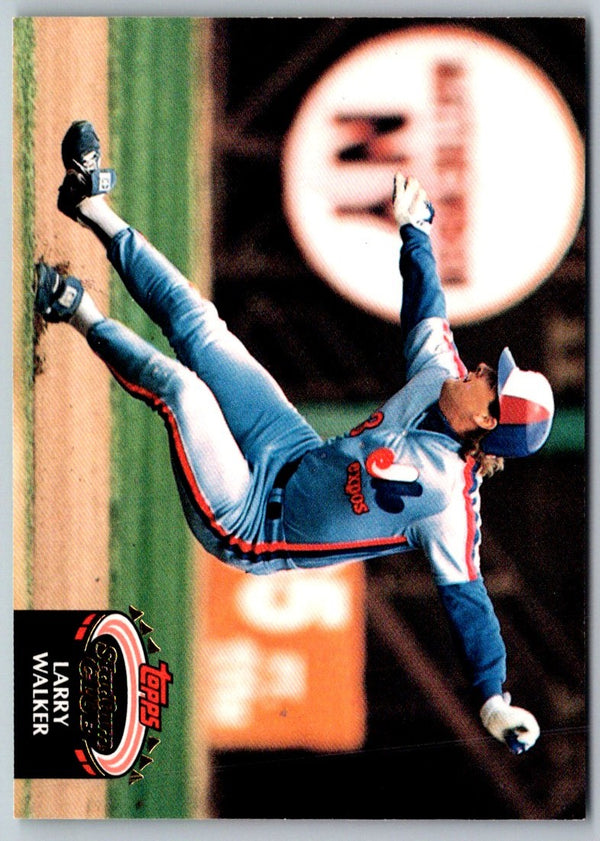 1992 Stadium Club Larry Walker #256