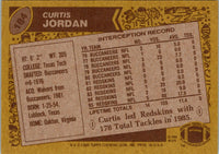 1986 Topps Curtis Jordan #184 Rookie NM+