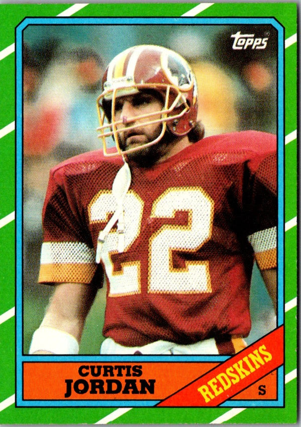 1986 Topps Curtis Jordan #184 Rookie NM+