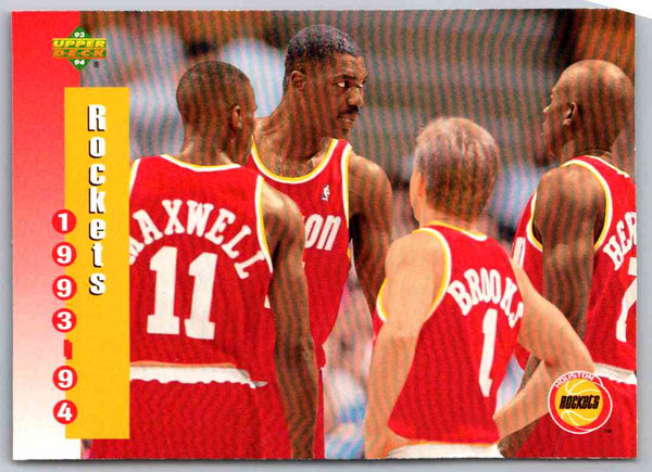 1994 Upper Deck Houston Rockets #219