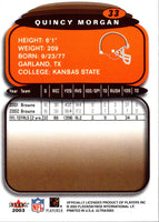 2003 Ultra Quincy Morgan #33