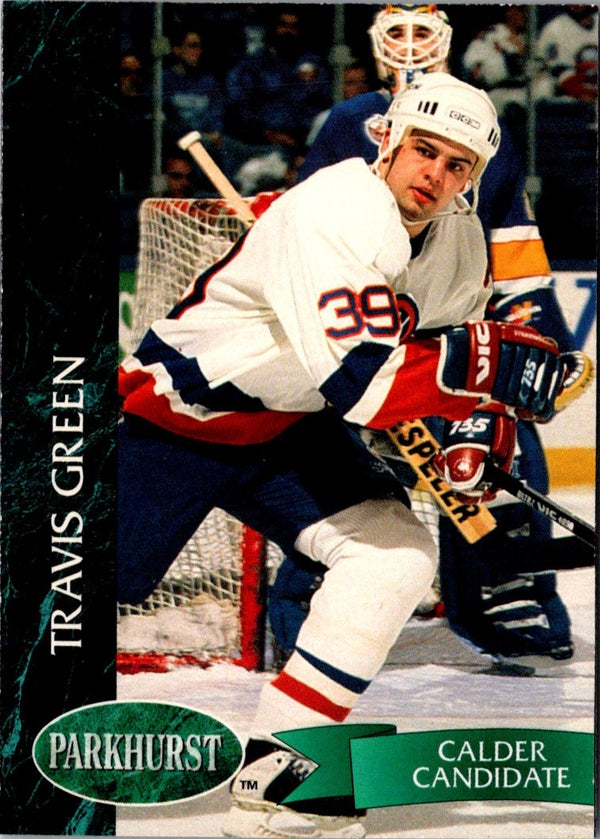 1992 Parkhurst Travis Green #343 Rookie