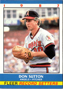 1987 Fleer Record Setters Don Sutton