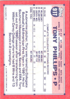 1991 Topps Traded Tony Phillips #91T Rookie