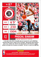 2019 Panini Contenders Pascal Siakam #87