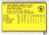 1991 ProCards John Flaherty #355