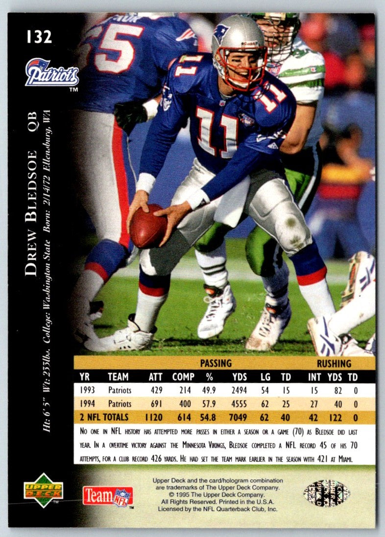 1995 Upper Deck Drew Bledsoe