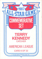 1988 Topps Glossy All-Stars Terry Kennedy #9