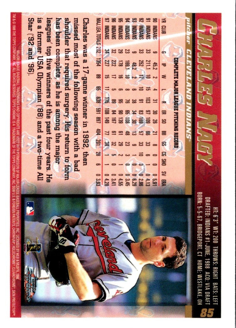 1998 Topps Chrome Charles Nagy
