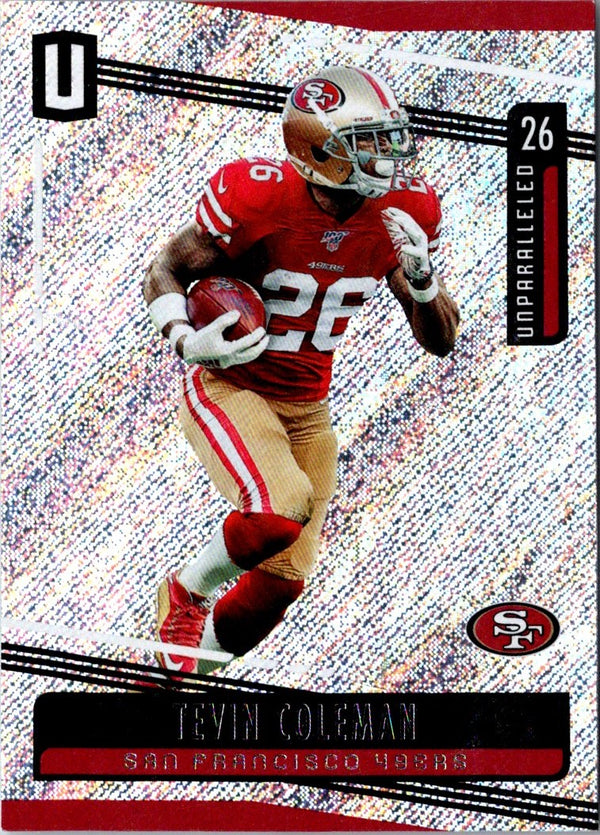 2019 Panini Unparalleled Tevin Coleman #159