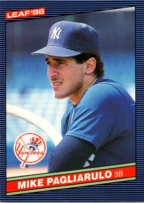 1986 Leaf Mike Pagliarulo #80