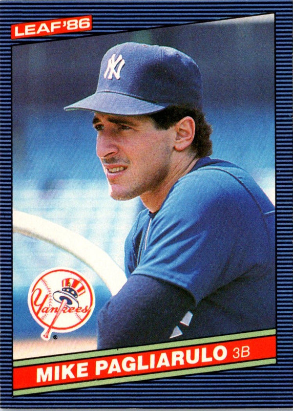 1986 Leaf Mike Pagliarulo #80