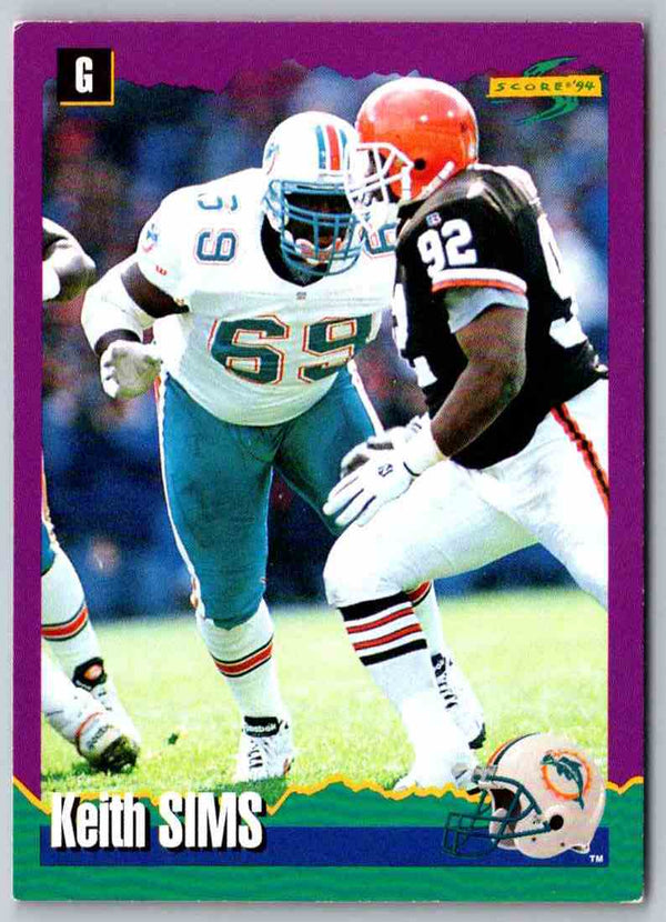 1994 Score Keith Sims #211