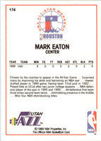 1989 Hoops All-Star Panels Perforated Mark Eaton #174
