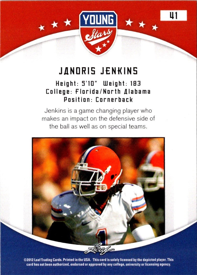 2012 Leaf Young Stars Janoris Jenkins