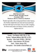 2012 Topps Carolina Panthers: Cam Newton/Jonathan Stewart