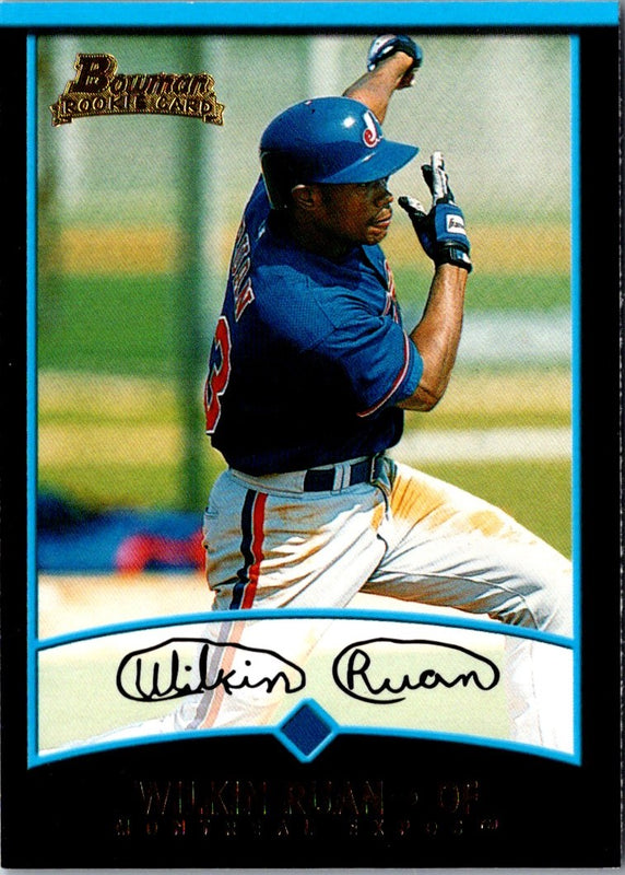 2001 Bowman Draft Picks & Prospects Wilkin Ruan #BDP76 Rookie