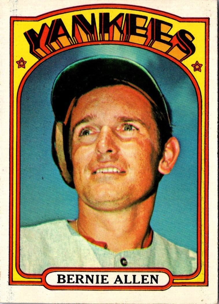 1972 Topps Bernie Allen