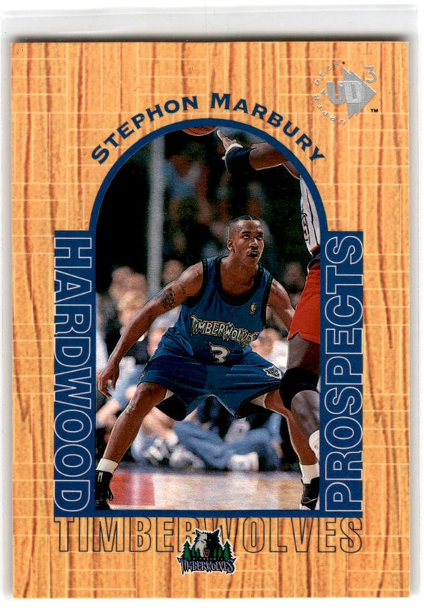 1996 Upper Deck UD3 Stephon Marbury #2 Rookie