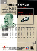 2002 Fleer Box Score Antonio Freeman #40